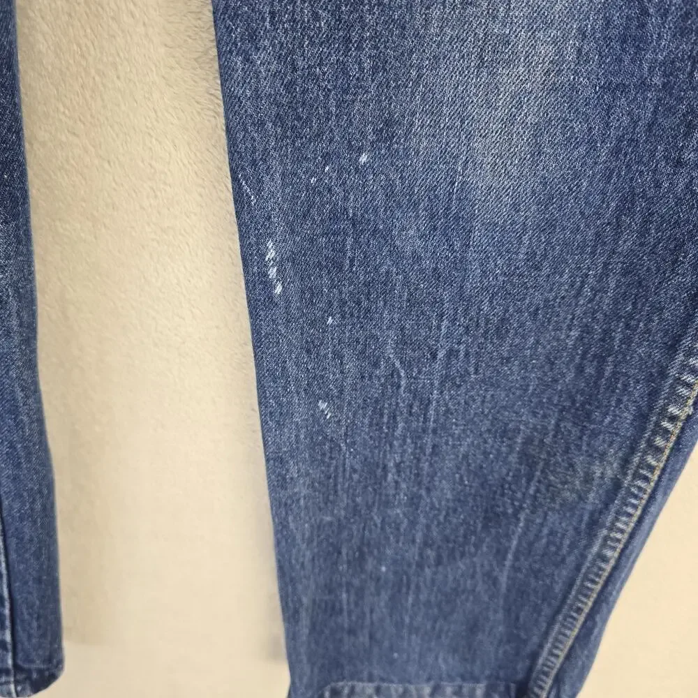 Vintage 80s Levis 557 Jeans Mens 30x36 (Fits 29x29) Blue Cowboy Western USA Made